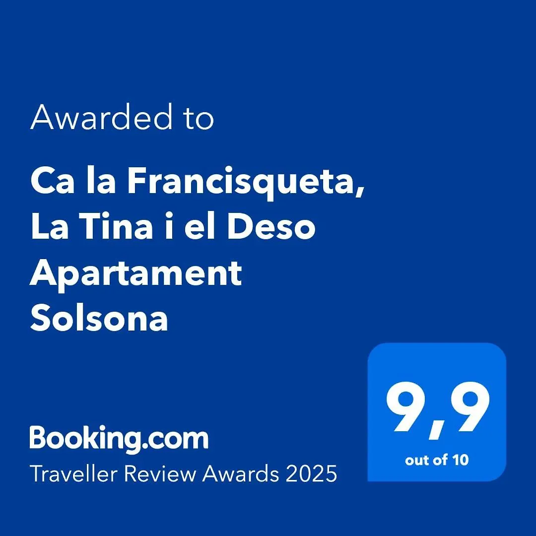 Ca La Francisqueta, La Tina I El Deso Apartament Solsona Apartamento